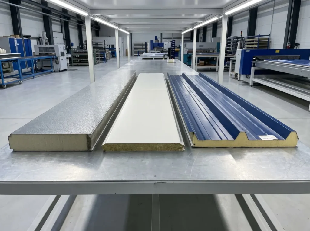 Confirm whether the panel is for an exterior wall system, partition wall, or roof system