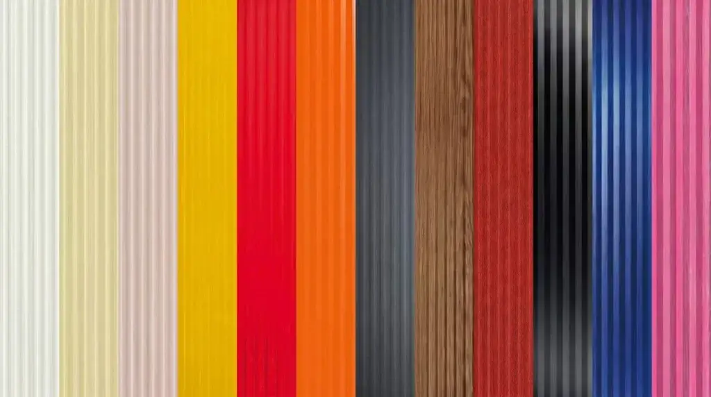 Corrugated Texture Wall Series of PU sandwich Panels for Exterior Wal Cladding