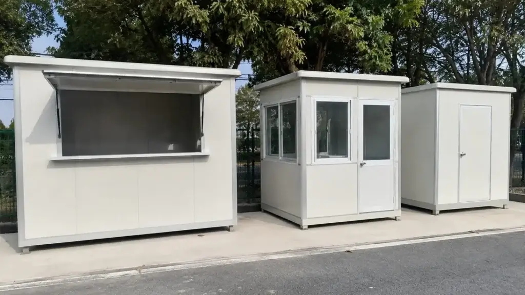 Kiosks, Booths, and Small Utility Units made by EPS insulation sandwich panel
