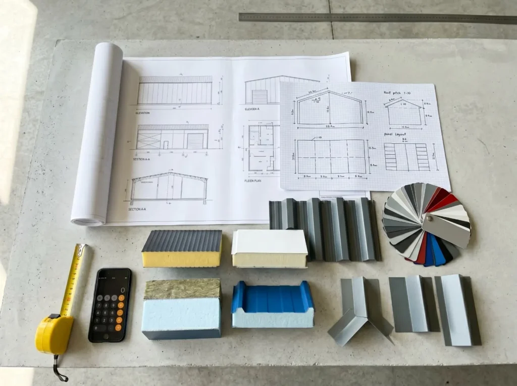Project information needed for insulated sandwich panel quotation