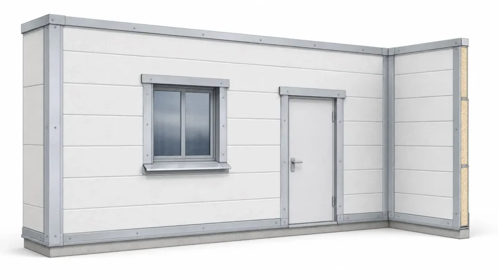 Wall panel accessories overview with starter strip corner trims window trims flashing and fasteners