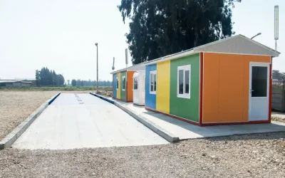 Container and Modular Buildings made by Wall Cladding and Roofing Panels