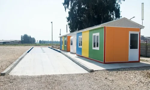 Container and Modular Buildings made by Wall Cladding and Roofing Panels