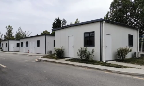 Modular Rooms and Site Buildings made by EPS insulation sandwich panel