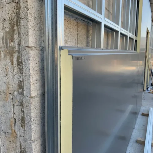 PU Sandwich Exterior Wall Renovation Panels for Facade Upgrade Projects