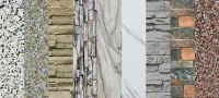 Stone and Marble Finish Wall of PU sandwich Panels for Exterior Wal Cladding